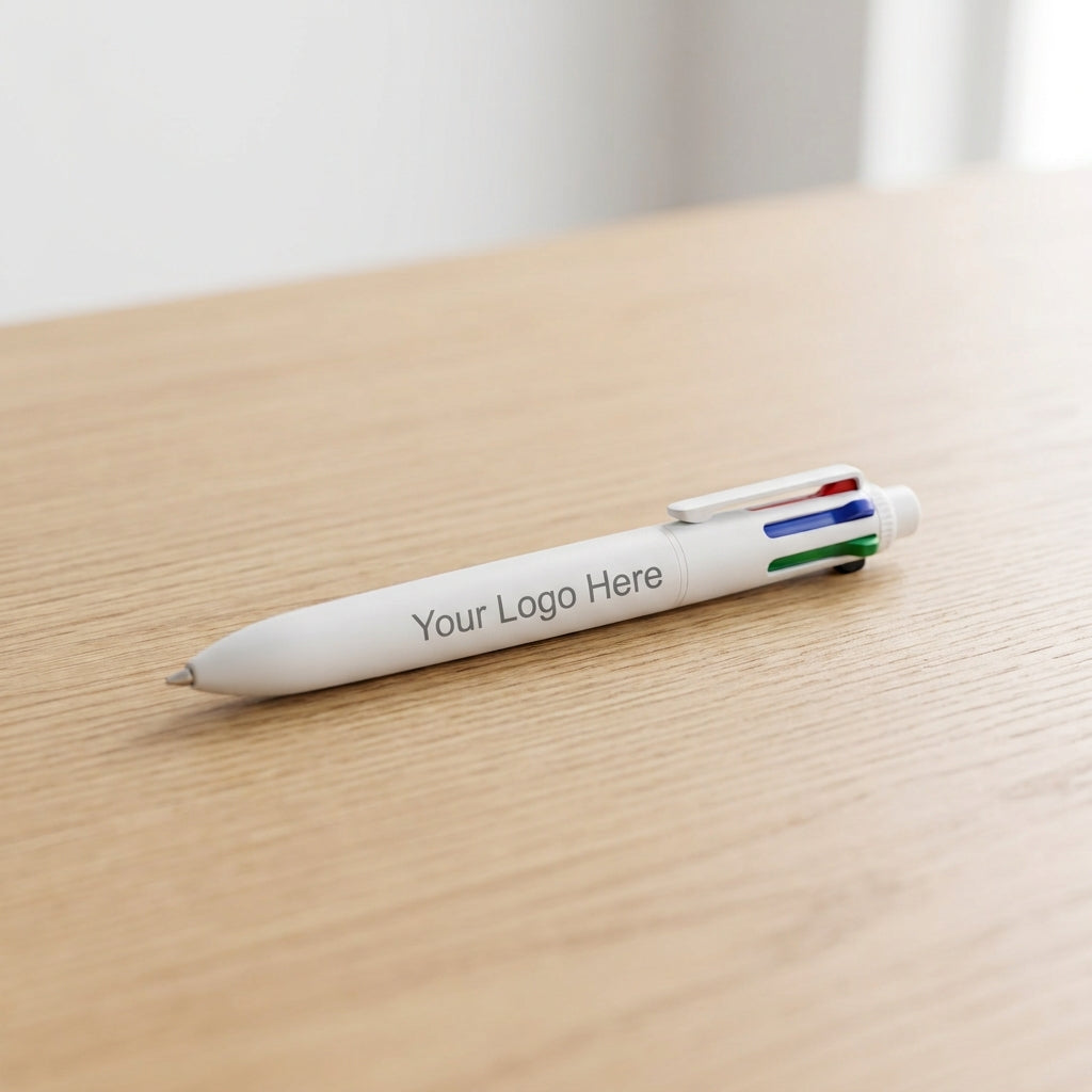 Custom 3-in-1 Multi-Color Pen (Black, Blue, Red)