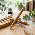 Custom Engraved Bamboo Pen – Add Your Logo